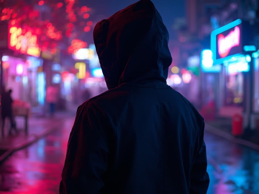 Neon Light Fashion Photography example 2
