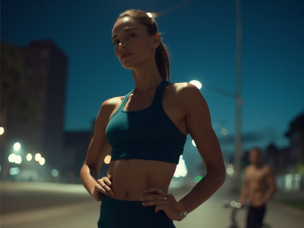 Nighttime Fashion Photography example 2