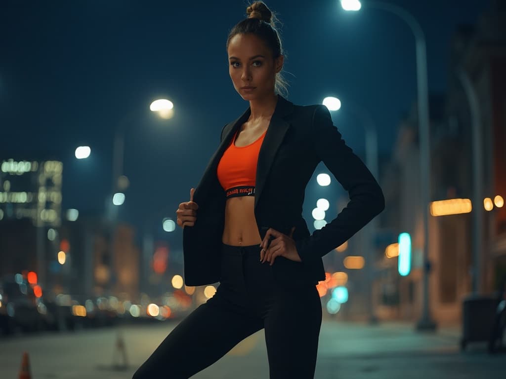 Nighttime Fashion Photography example 4