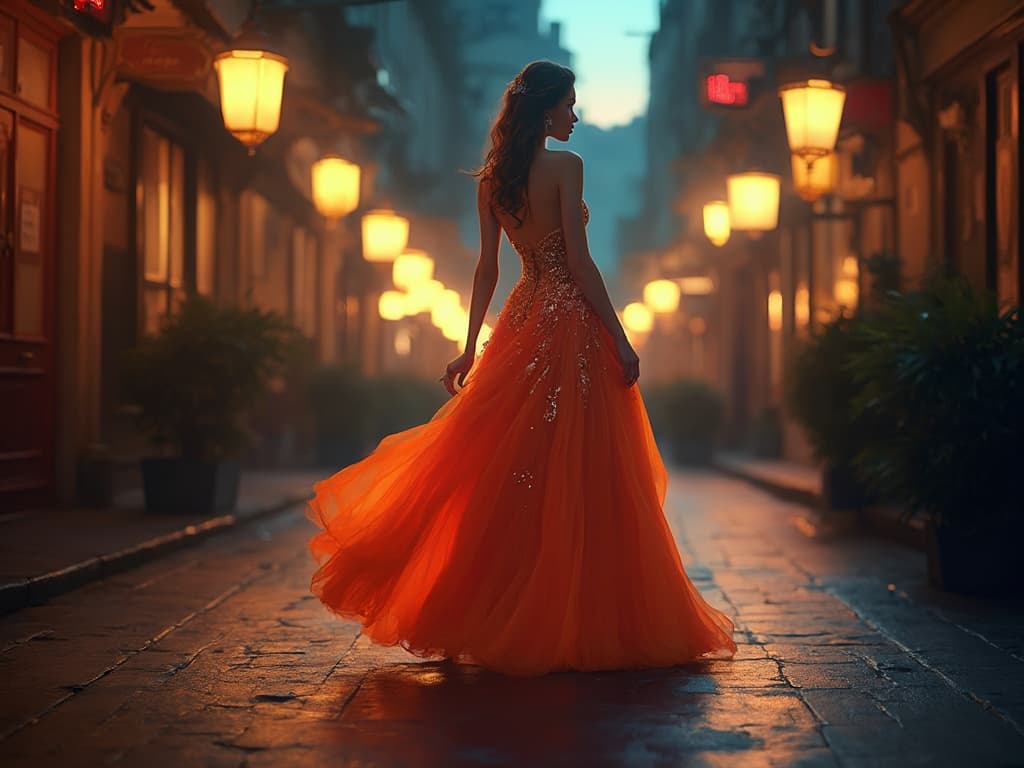Nighttime Fashion Photography example 5
