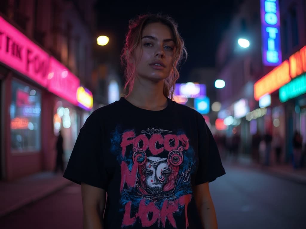 Nighttime Fashion Photography example 6