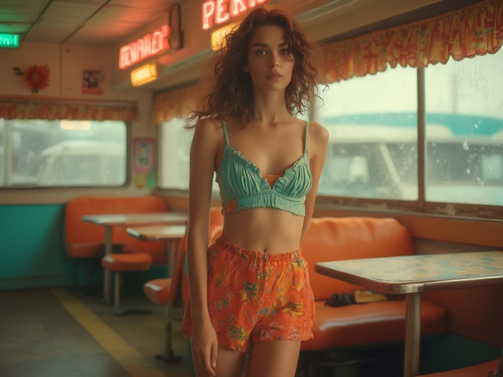 Retro Aesthetic Fashion Photography example 2