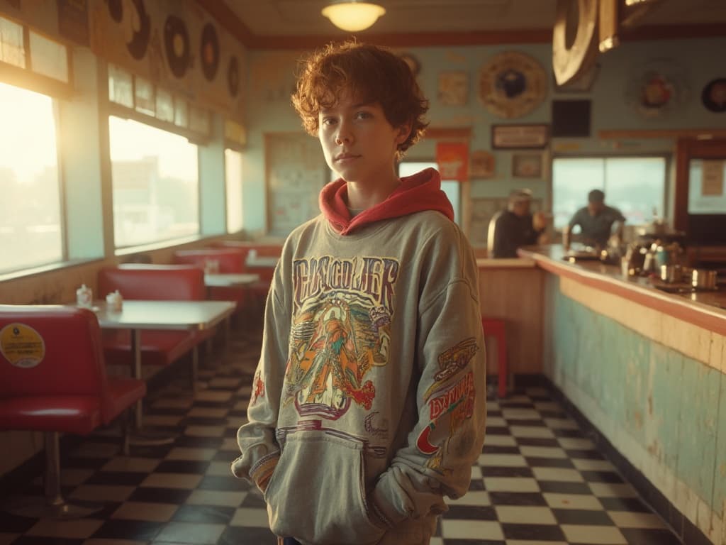 Retro Aesthetic Fashion Photography example 4