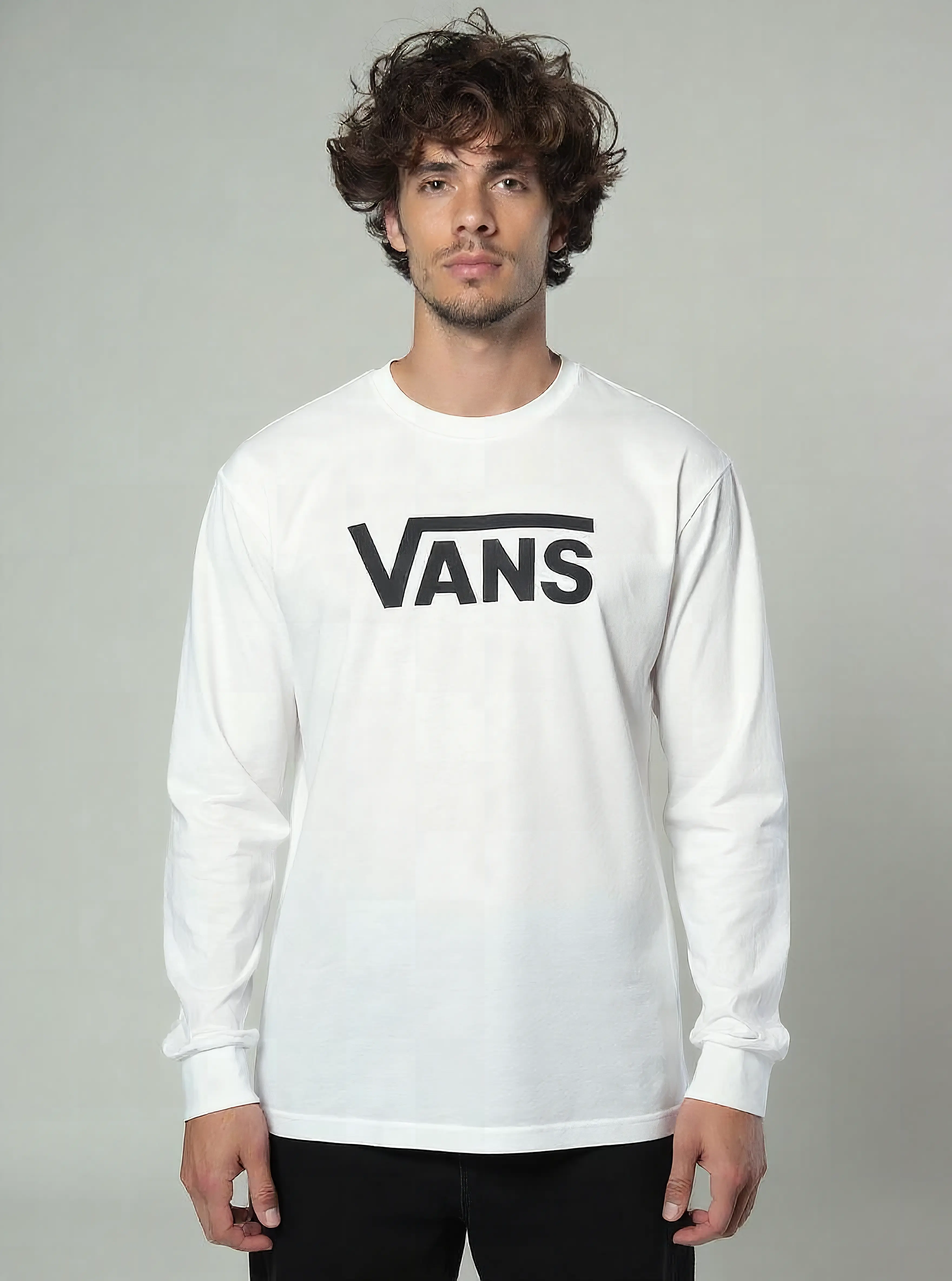 Snowy village at dusk in the mountains